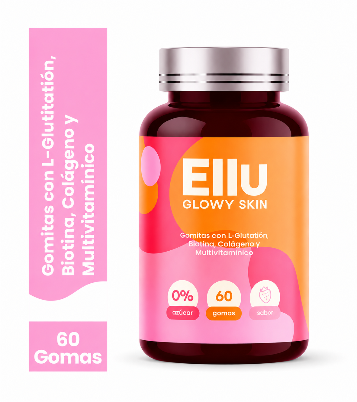 Gomitas con L-Glutatión, Biotina, Colágeno y Multivitamínico